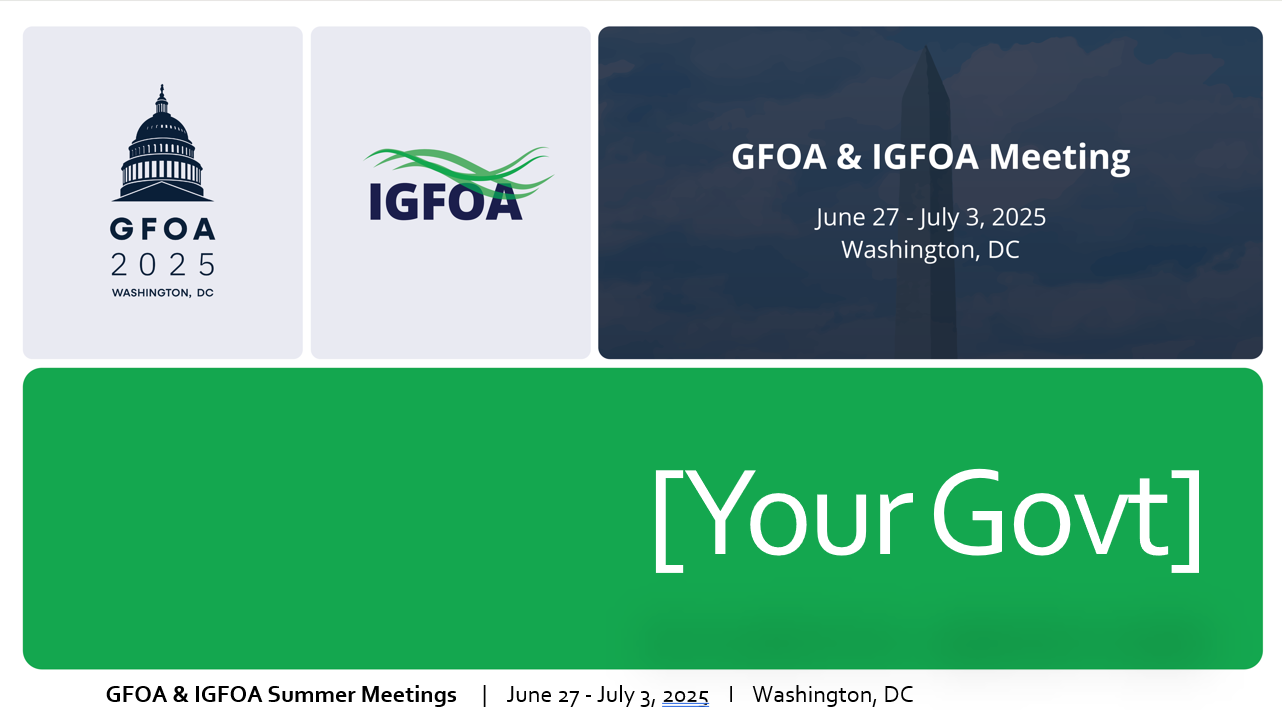 Related Document thumbnail of IGFOA Summer 2025 Presentation Template